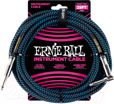 Кабель Ernie Ball P06060 (черный/синий)