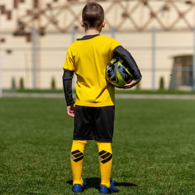 Футболка игровая футбольная Ingame Детская (р.34, желтый)