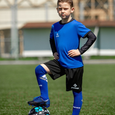 Футболка игровая футбольная Ingame Детская (р.32, синий)
