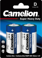 Комплект батареек Camelion R20P-ВР2 Blue 12/144 - 