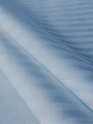 Комплект постельного белья Samsara Евро Сат220-4 (голубой)