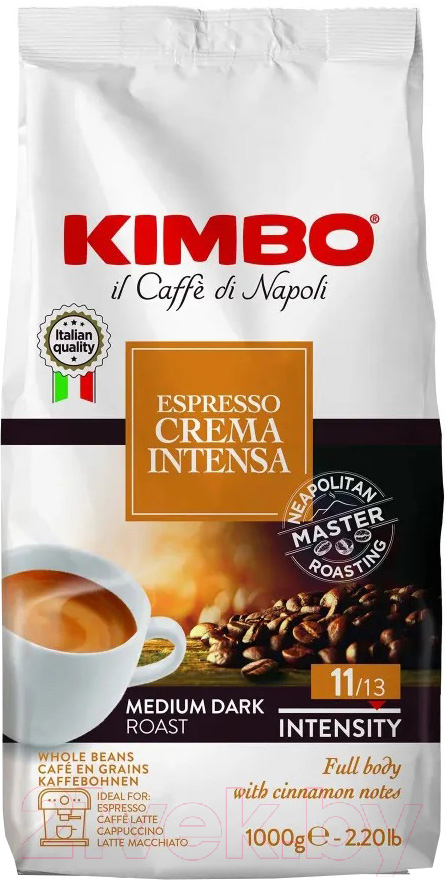 Кофе в зернах Kimbo Espresso Crema Intenso