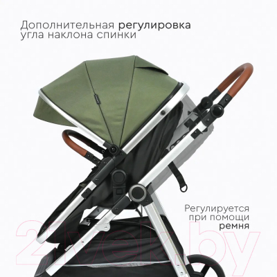 Детская универсальная коляска Tomix Sunny 3 в 1 / 619C (Dark Olive)