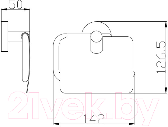 Держатель для туалетной бумаги Slezak RAV Colorado COA0400SM