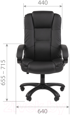 Кресло офисное Chairman 600 (экопремиум серый)