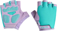 Перчатки для фитнеса Starfit WG-105 (XS, мятный/лиловый) - 