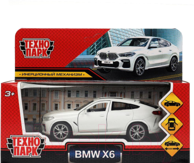 Автомобиль игрушечный Технопарк BMW X6 / X6-12-WH