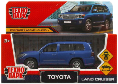 Автомобиль игрушечный Технопарк Toyota Land Cruiser / CRUISER-13-BU
