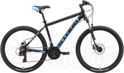 Велосипед STARK Indy 26.2 HD 2019 (16, чёрный/синий/голубой)