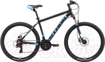 Велосипед STARK Indy 26.2 HD 2019 (20, чёрный/синий/голубой)