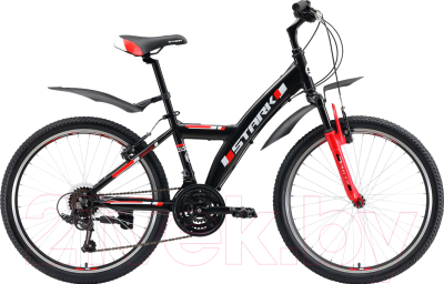 Велосипед STARK Rocket Y 24.1 V 2019 (черный/красный)