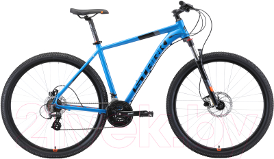 Велосипед STARK Router 29.3 HD 2019 (20, голубой/чёрный/оранжевый)
