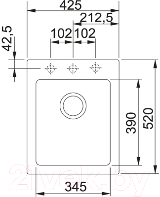 Мойка кухонная Franke Maris MRG 610-42 (114.0060.574)