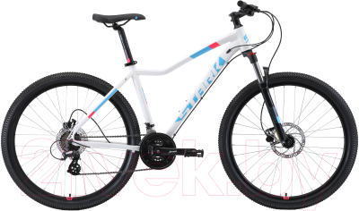 Велосипед STARK Viva 27.3 HD 2019 (16, белый/голубой/розовый)