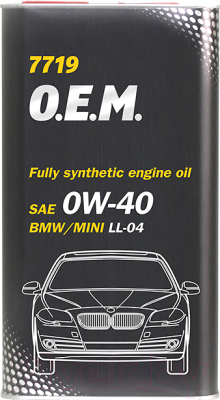 Моторное масло Mannol OEM 0W40 / MN7719-4ME (4л)