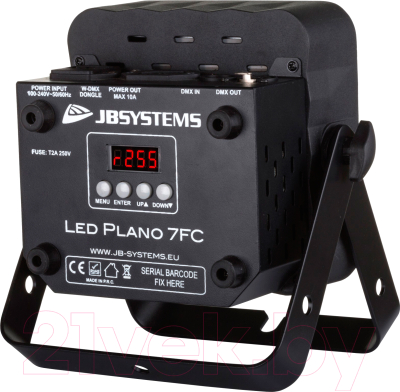 Прожектор сценический JB Systems Plano Spot 7FC-BK