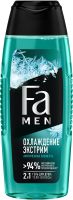 Гель для душа Fa Men Охлаждение экстрим для тела и волос (250мл) - 