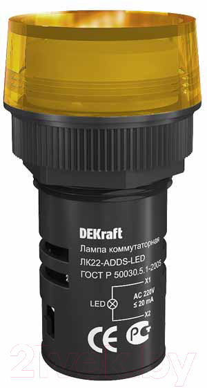 Лампа сигнальная DEKraft 25004DEK