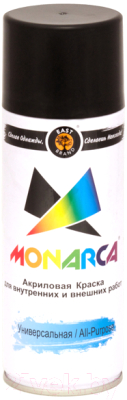 

Краска Monarca, Черный, Универсальная RAL9005