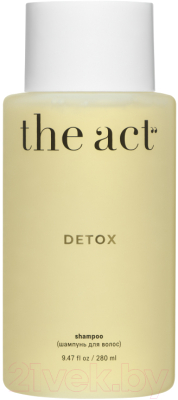 Шампунь для волос The Act Detox бессульфатный для глубокого очищения (280мл)