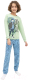 Пижама детская Mark Formelle 563314 (р.128-64, пыльно-зеленый/драконы на голубом) - 