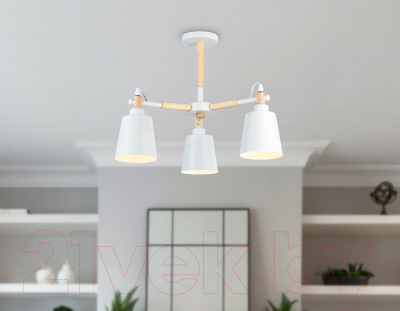 Люстра Ambrella TR82204/3 WH/LWD