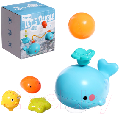 Набор игрушек для ванной Sima-Land Фонтанчик Китенок XQS3017A / 10091189