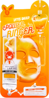 Маска для лица тканевая Elizavecca Power Ringer Mask Pack Vita Deep (23мл) - 