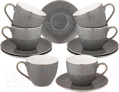 Набор для чая/кофе Lefard Grain / 42-506 (серый)