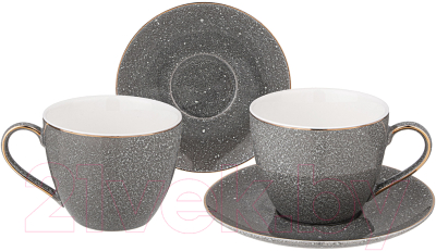 Набор для чая/кофе Lefard Grain / 42-507 (серый)