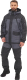 Костюм для охоты и рыбалки Huntsman Горка Люкс -10°C Серый Breathable Camo (р-р 44-46/170-176) - 