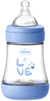 Бутылочка для кормления Chicco Perfect 5 Boy с силиконовой соской / 00020211210040 (150мл, голубой) - 