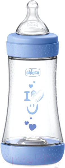 Бутылочка для кормления Chicco Perfect 5 Boy с силиконовой соской / 00020223210040