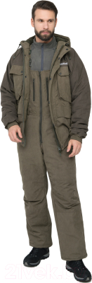 Изображение товара Костюм для охоты и рыбалки Huntsman Таймень -15°C Хаки Исландия (р-р 60-62/188)