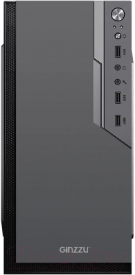 Корпус для компьютера Ginzzu B150 MiniTower (черный)