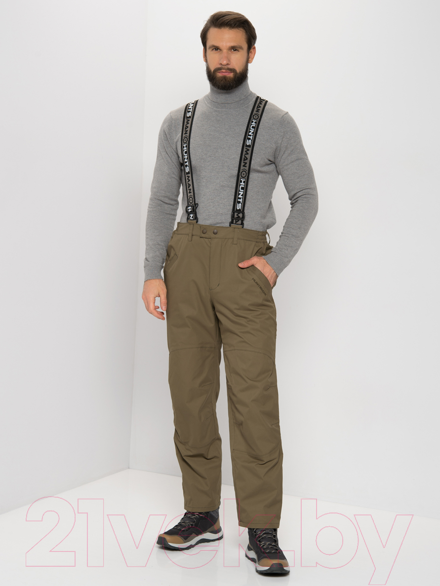 Костюм для охоты и рыбалки Huntsman Торнадо 0°C Breathable Хаки (р-р 56-58/170-176) — фото 2