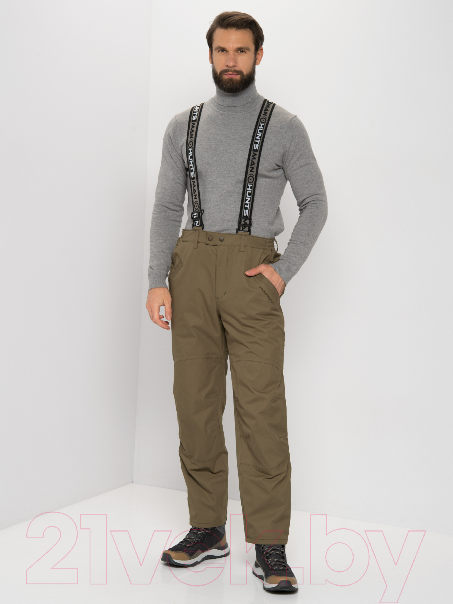 Костюм для охоты и рыбалки Huntsman Торнадо 0°C Breathable Хаки (р-р 52-54/182-188) — фото 2
