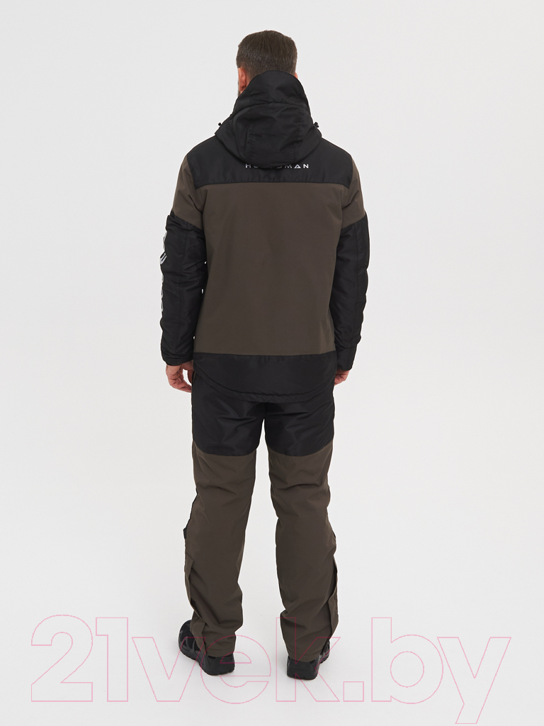 Костюм для охоты и рыбалки Huntsman Торнадо -15°C Breathable Хаки (р-р 56-58/170-176) — фото 3