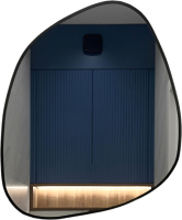 Зеркало Emze 72x90 / LED.UV.NF.72.90.CHE.4K (черный УФ-окантовкой и подсветкой) - 