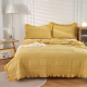 Набор текстиля для спальни Arya Stone Washed Breeze (180x240, желтый) - 