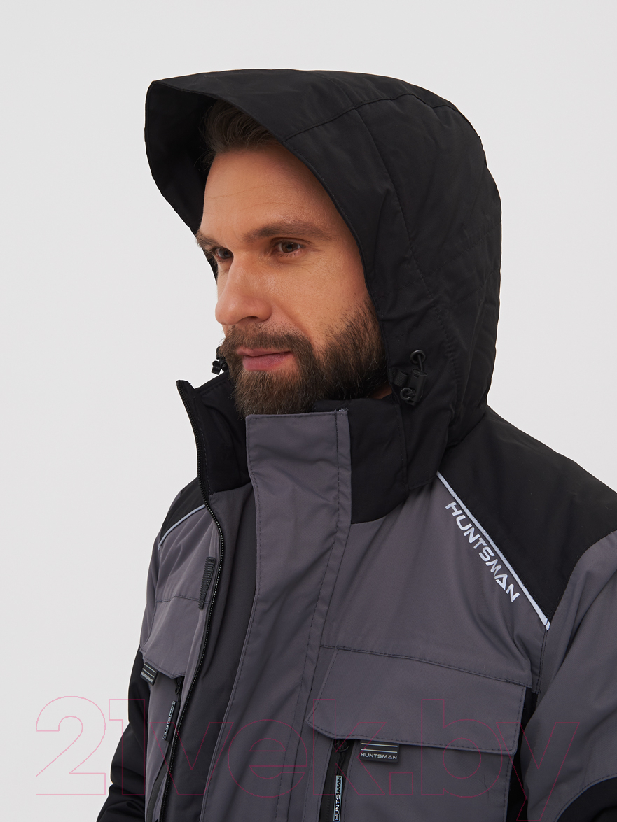 Костюм для охоты и рыбалки Huntsman Торнадо -15°C Breathable Серый (р-р 48-50/182-188) — фото 5
