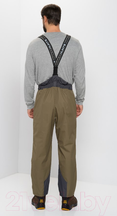 Костюм для охоты и рыбалки Huntsman Орегон 0°C Breathable Хаки/Серый (р-р 52-54/170-176) — фото 2