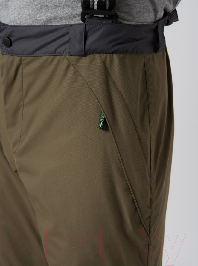Костюм для охоты и рыбалки Huntsman Орегон 0°C Breathable Хаки/Серый (р-р 52-54/182-188) — фото 6