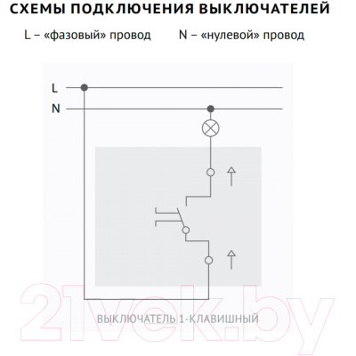 Выключатель Vilma 4779101211061 (слоновая кость)