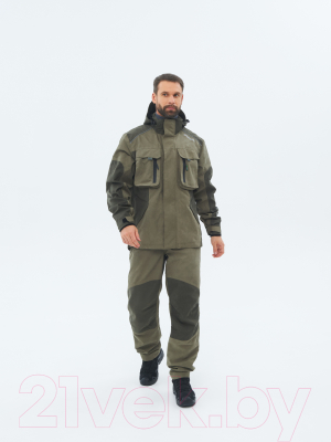 Изображение товара Костюм для охоты и рыбалки Huntsman Торнадо 0°C Хаки Исландия (р-р 56-58/170-176)