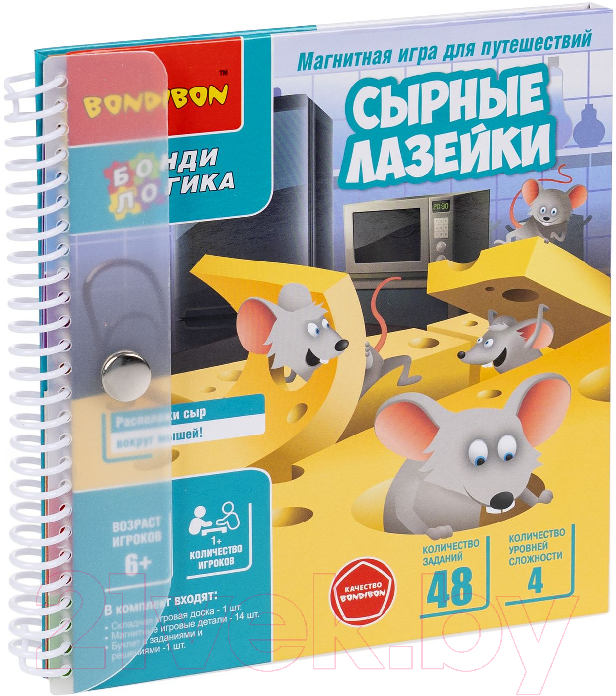 Игра-головоломка Bondibon БондиЛогика Сырные лазейки / ВВ6278