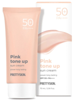 Крем солнцезащитный PrettySkin Pink Tone Up Sun Cream SPF50+ PA++++ (70мл) - 