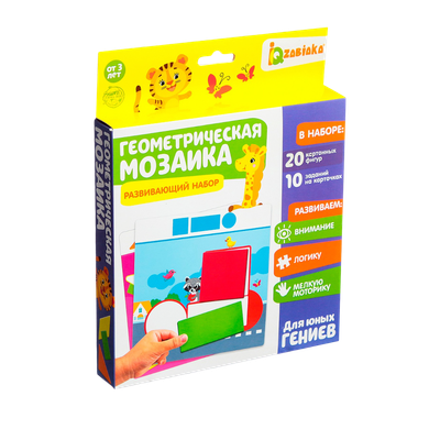 

Развивающая игра, Геометрическая мозаика / 4481978