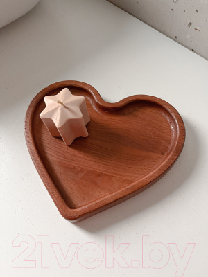 Декоративная тарелка Richwood Mini Heart (коричневый)