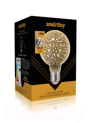 Лампа SmartBuy SBL-G80BPArt-7-20K-E27